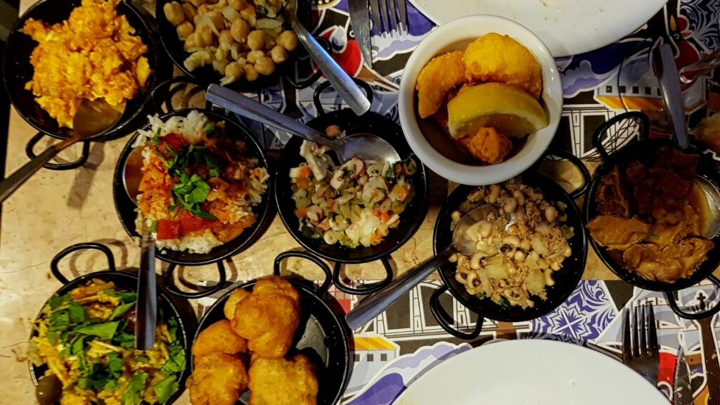 Various Portuguese dishes